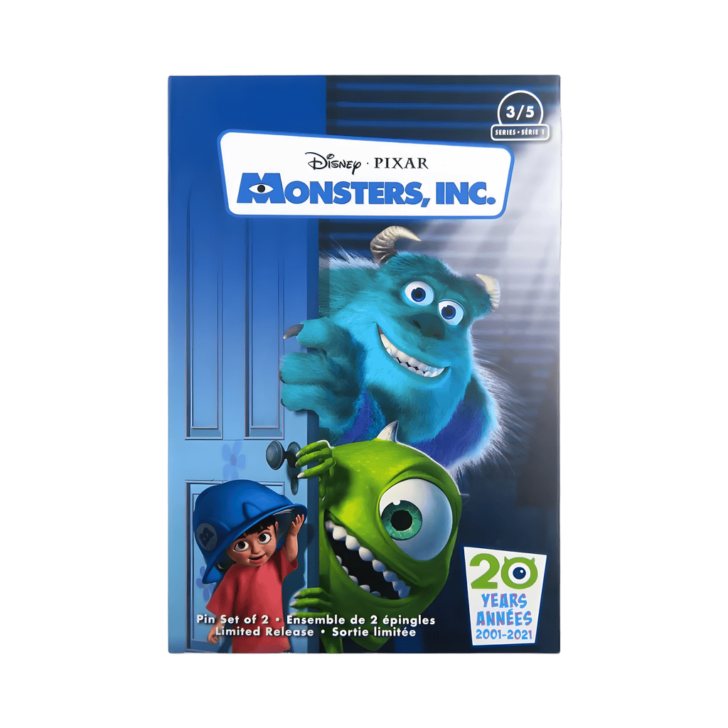 DS - VHS Series - Monsters Inc. Set - VHS Case Disney pin
