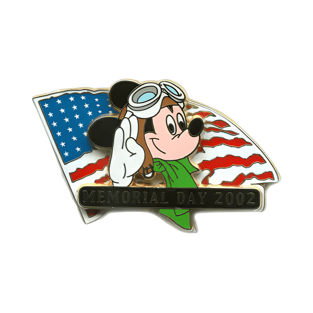 2002 Avuator Mickey Saluting Disney pin