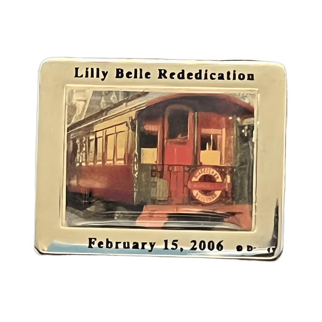 Disneyland Railroad train car Lilly Belle re-dedication cast LE 500 Disney pin