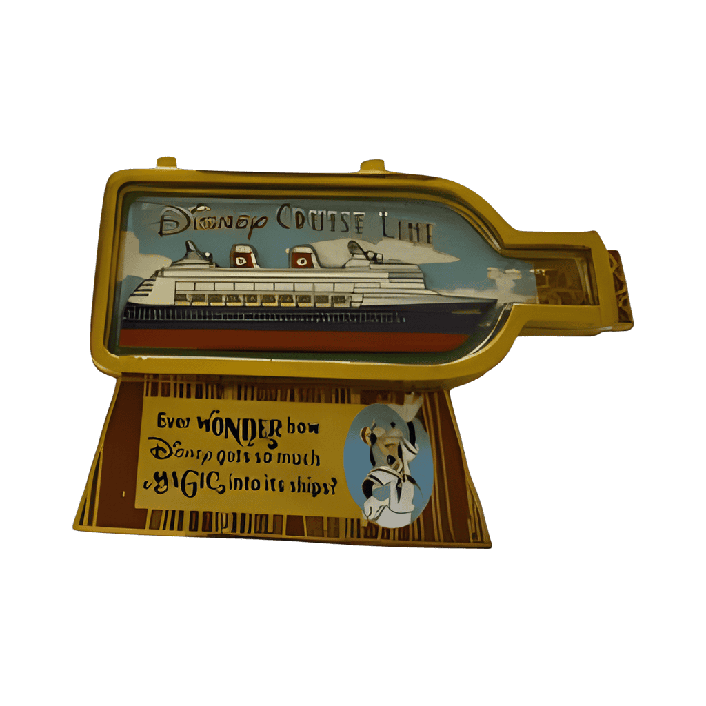 Ship in a Bottle Framed Set Disney pin