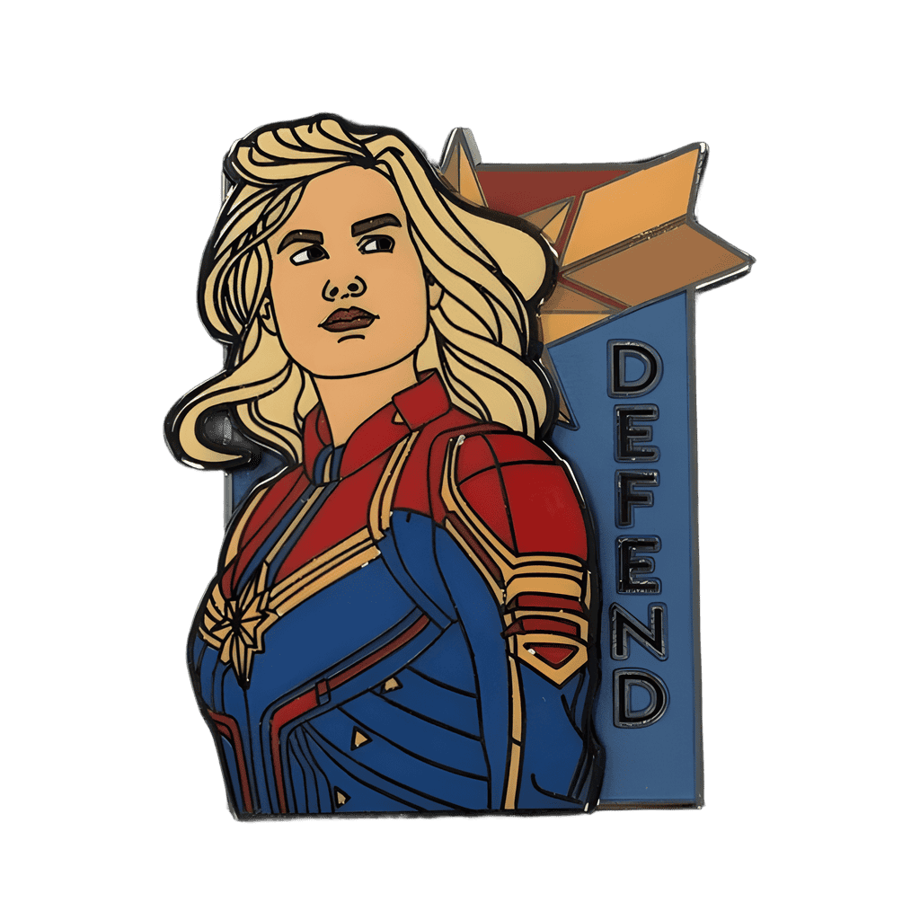 Captain Marvel - Defend Disney pin