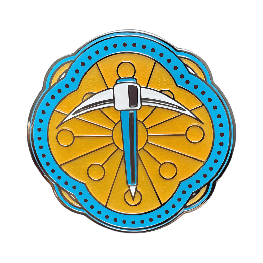 Pickaxe Disney pin