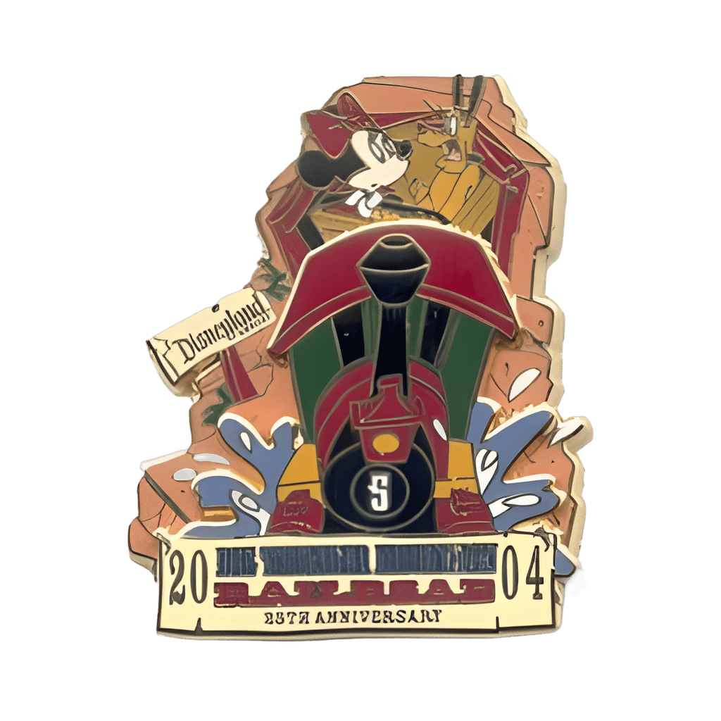 Big Thunder Mountain Railroad 25th Anniversary - Minnie and Pluto Disney pin
