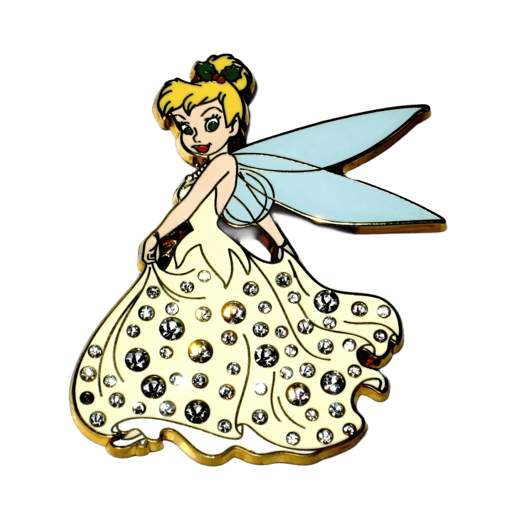 Tinker Bell Jeweled Holiday Dress Disney pin