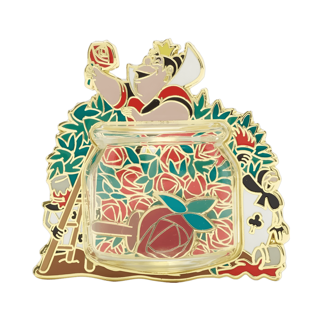 The Queen of Hearts with Red Roses Disney pin