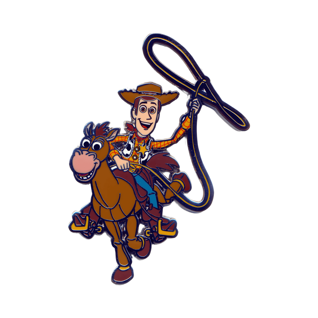 Woody Riding Bullseye Disney pin