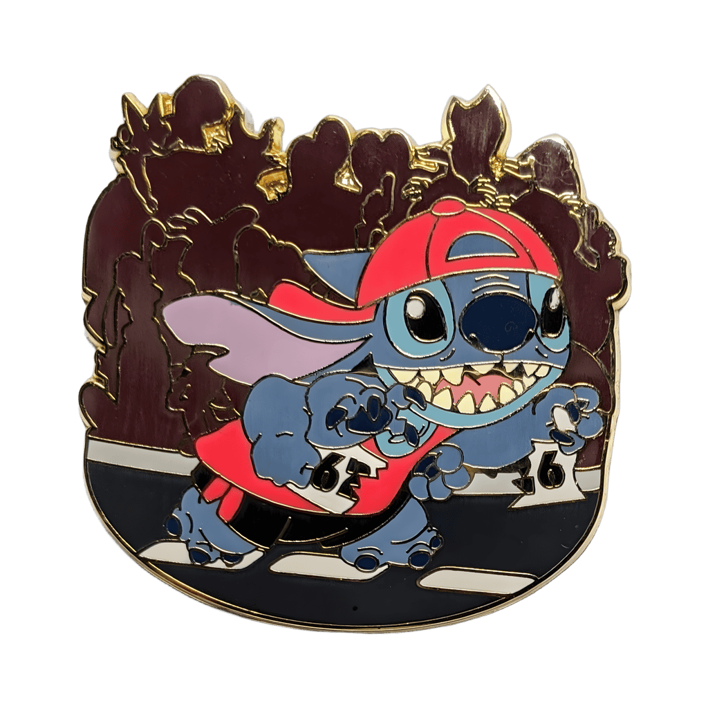 Stitch Running Track Disney pin