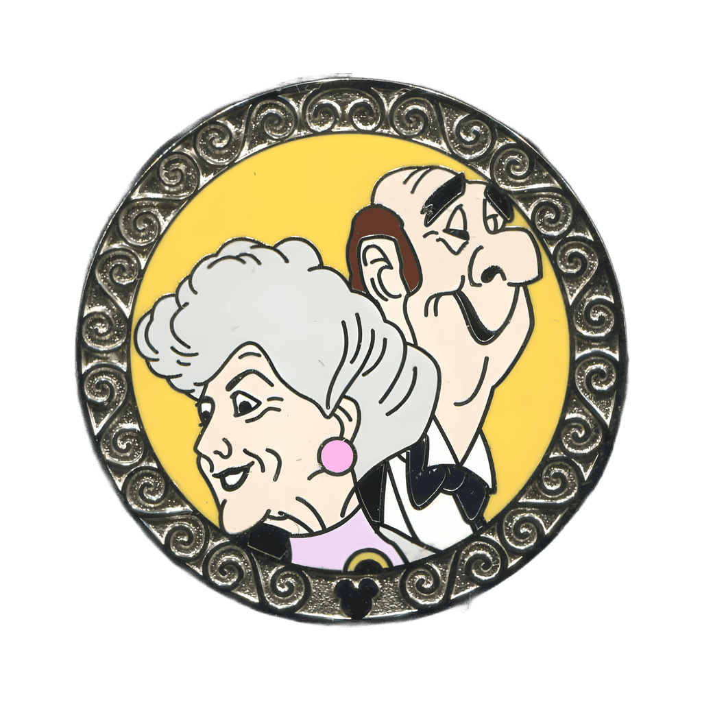 Madame Adelaide Bonfamille and Edgar Disney pin