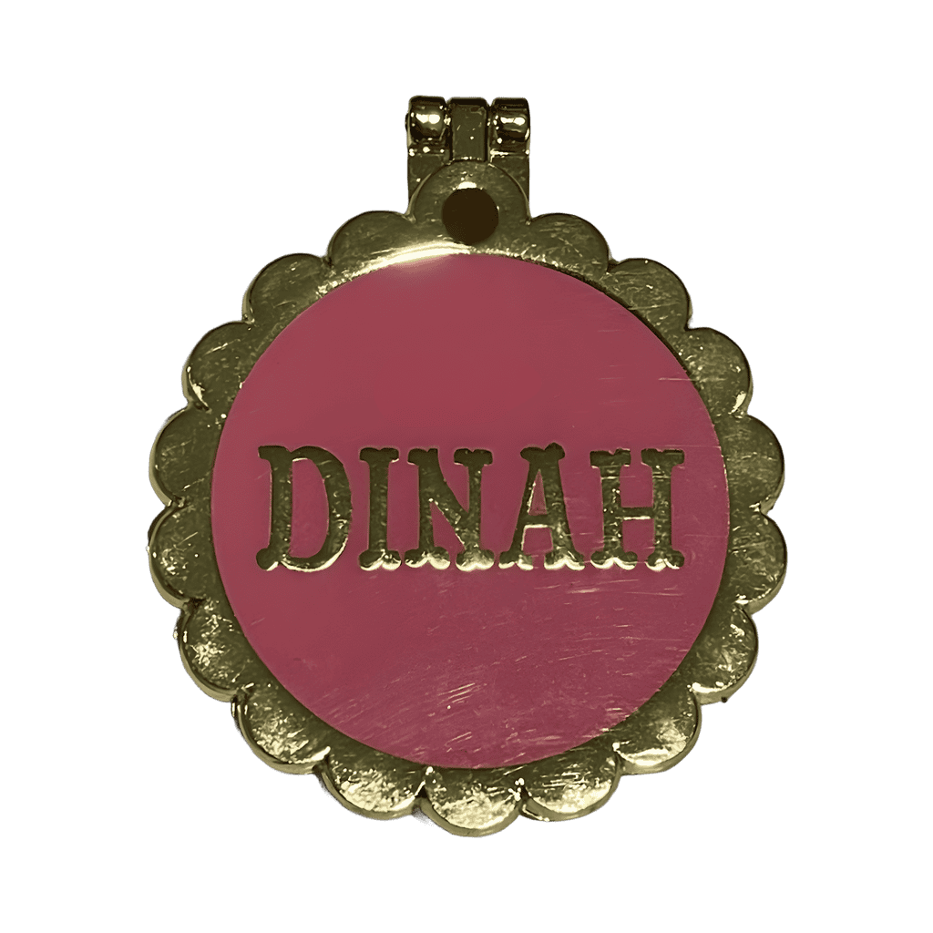 Dinah Scalloped Tag Disney pin
