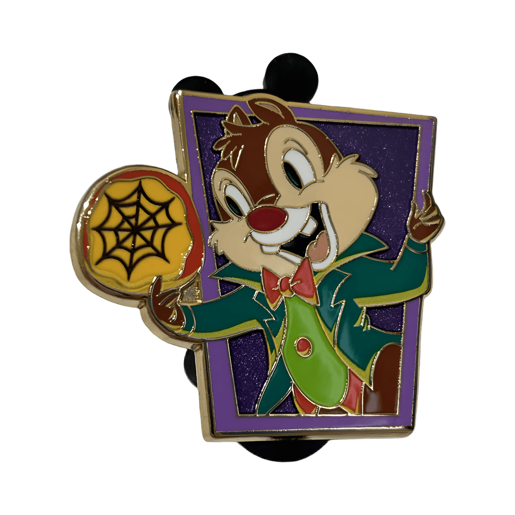 Treats Mystery Collection — Dale with Spiderweb Donut Disney pin