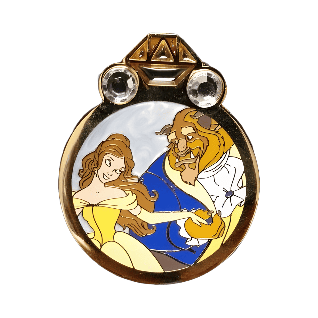 Belle and Beast Disney pin