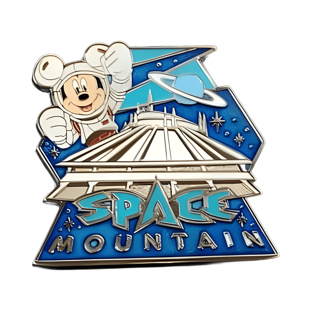 Space Mountain Mickey Mouse Disney pin