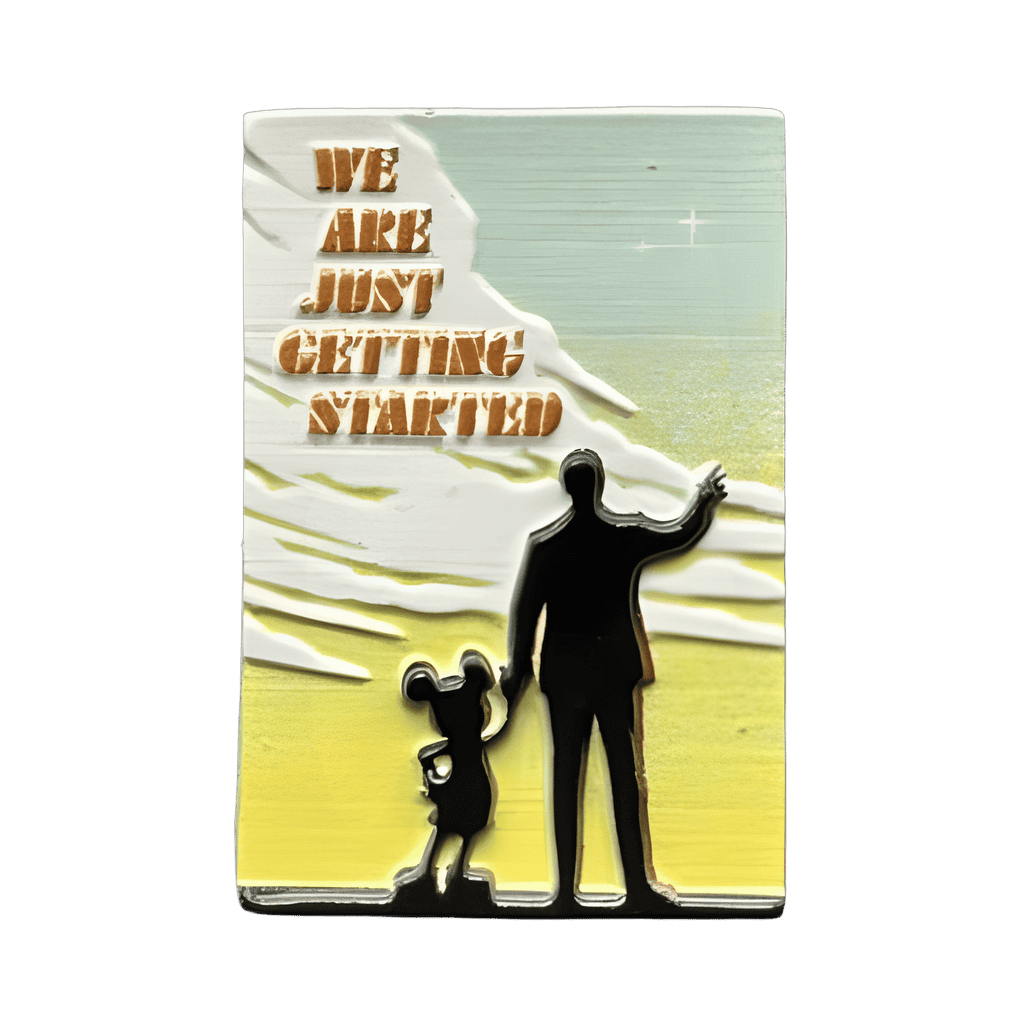 Walt Disney and Mickey - Partners Statue - We Are Just Getting Started Disney pin