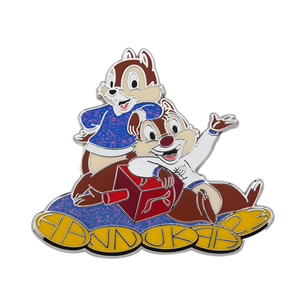 Chip and Dale - Hannukah '23 - Spelling Error Disney pin