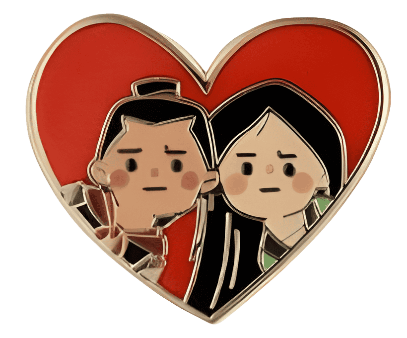 Mulan and Li Shang Disney pin
