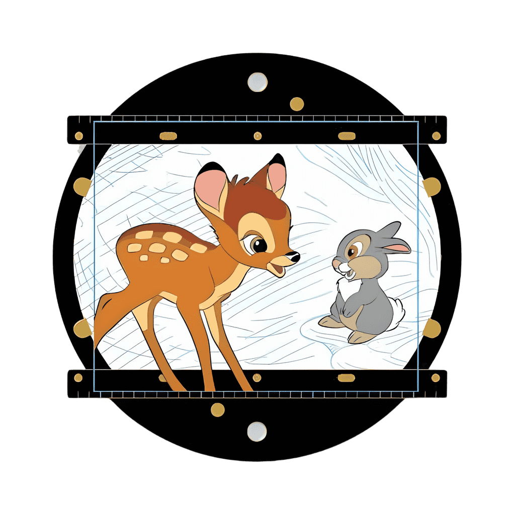 Bambi and Thumper Disney pin