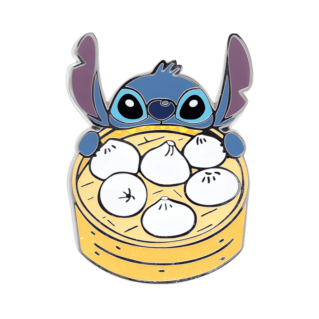 Stitch with Bao in Bamboo Basket Disney pin