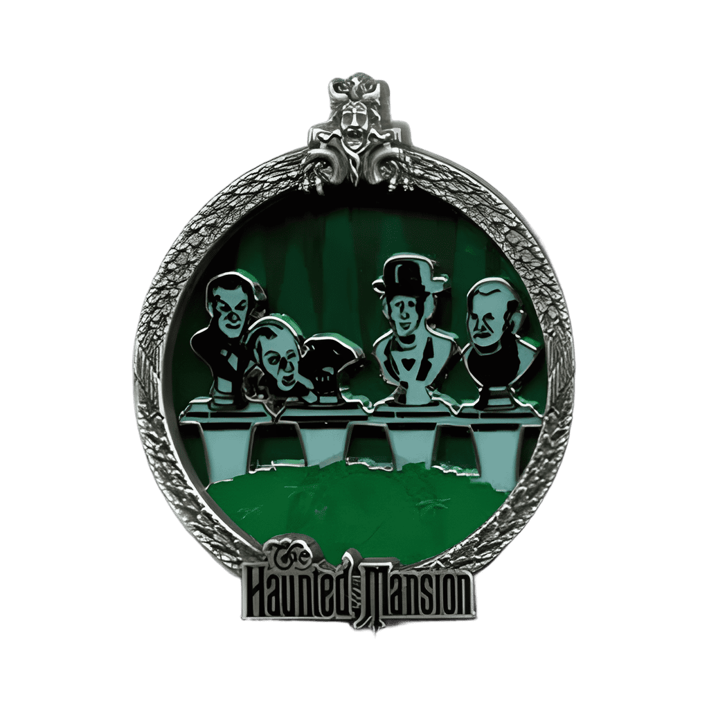 Haunted Mansion Singing Ghost Busts Disney pin