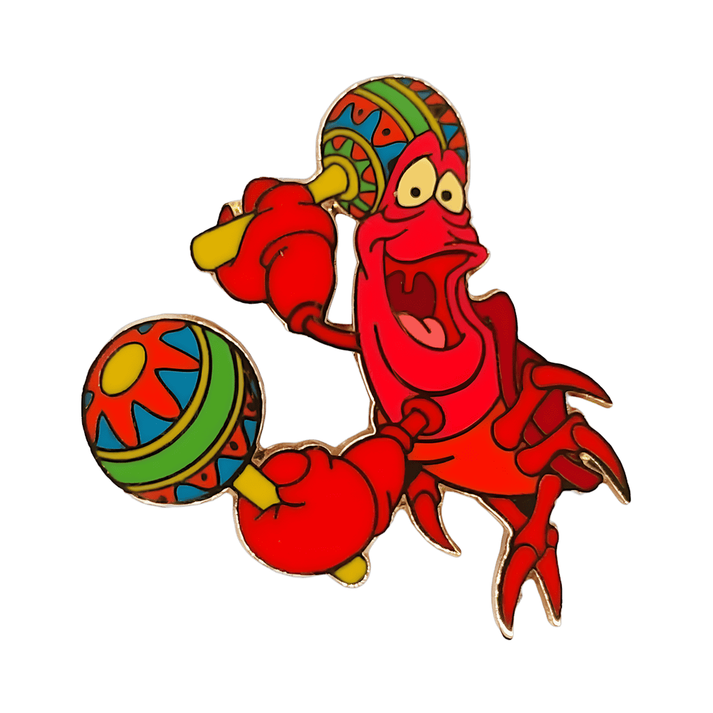 Sebastian With Maracas Disney pin