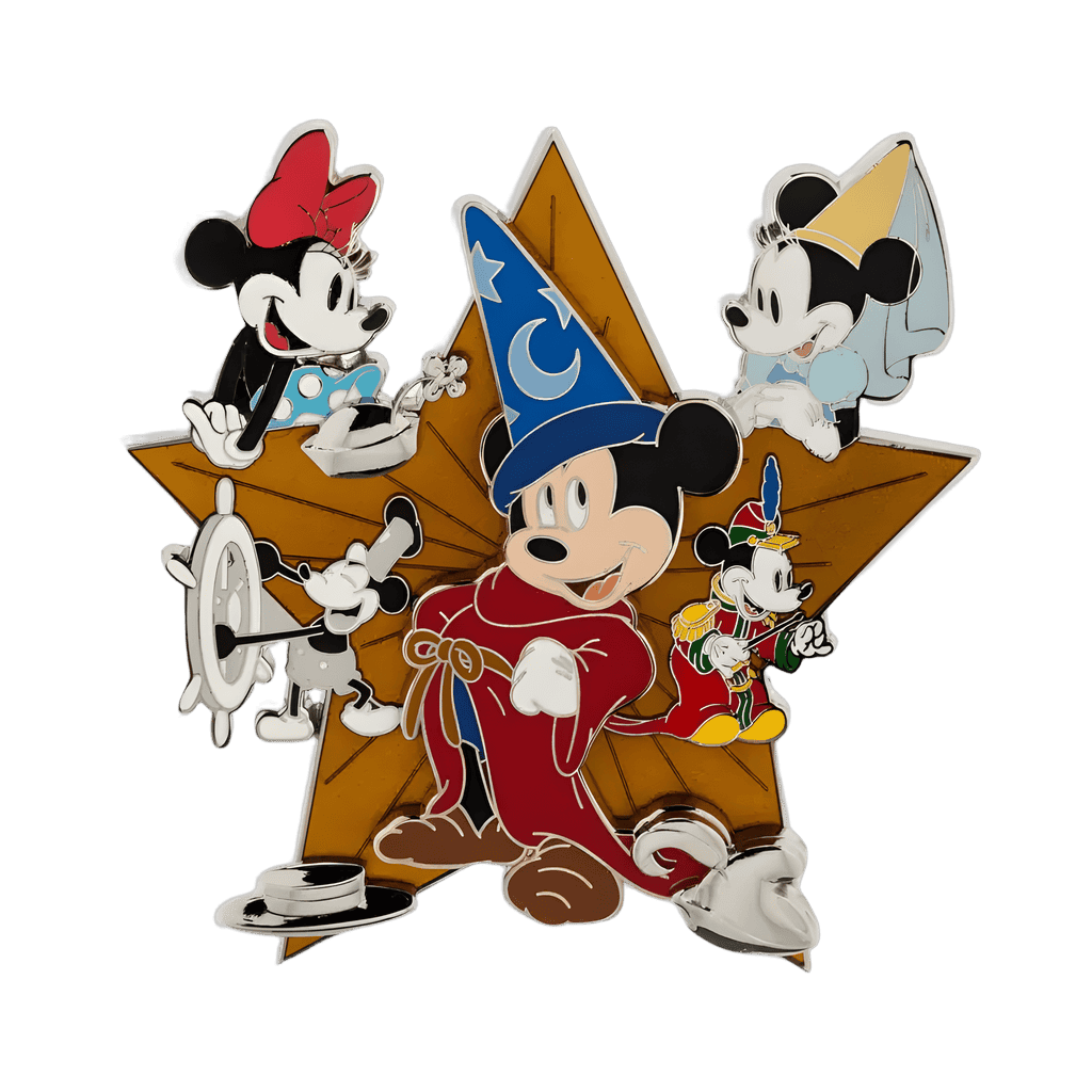 Mickey and Minnie Jumbo Pin Disney pin