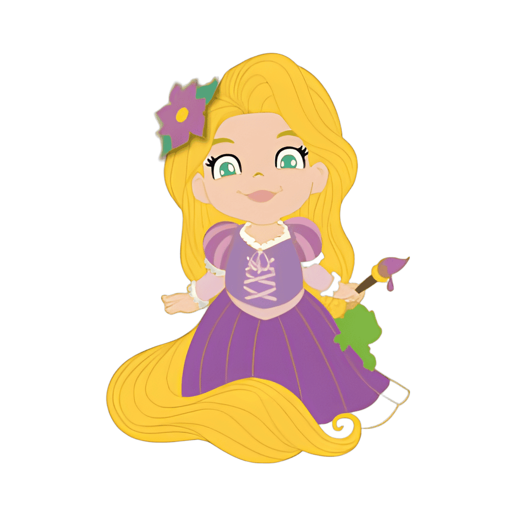 Rapunzel and Pascal Disney pin