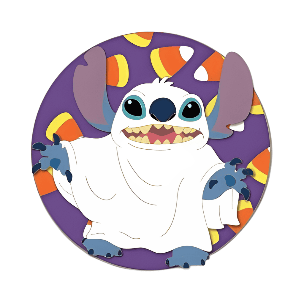 Stitch as Ghost Disney pin