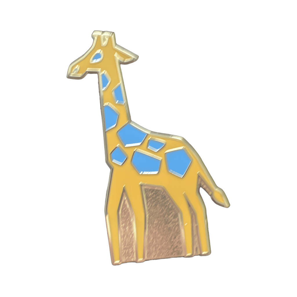 Animal Kingdom Collection Boxed Set - Yellow and Blue Giraffe Disney pin