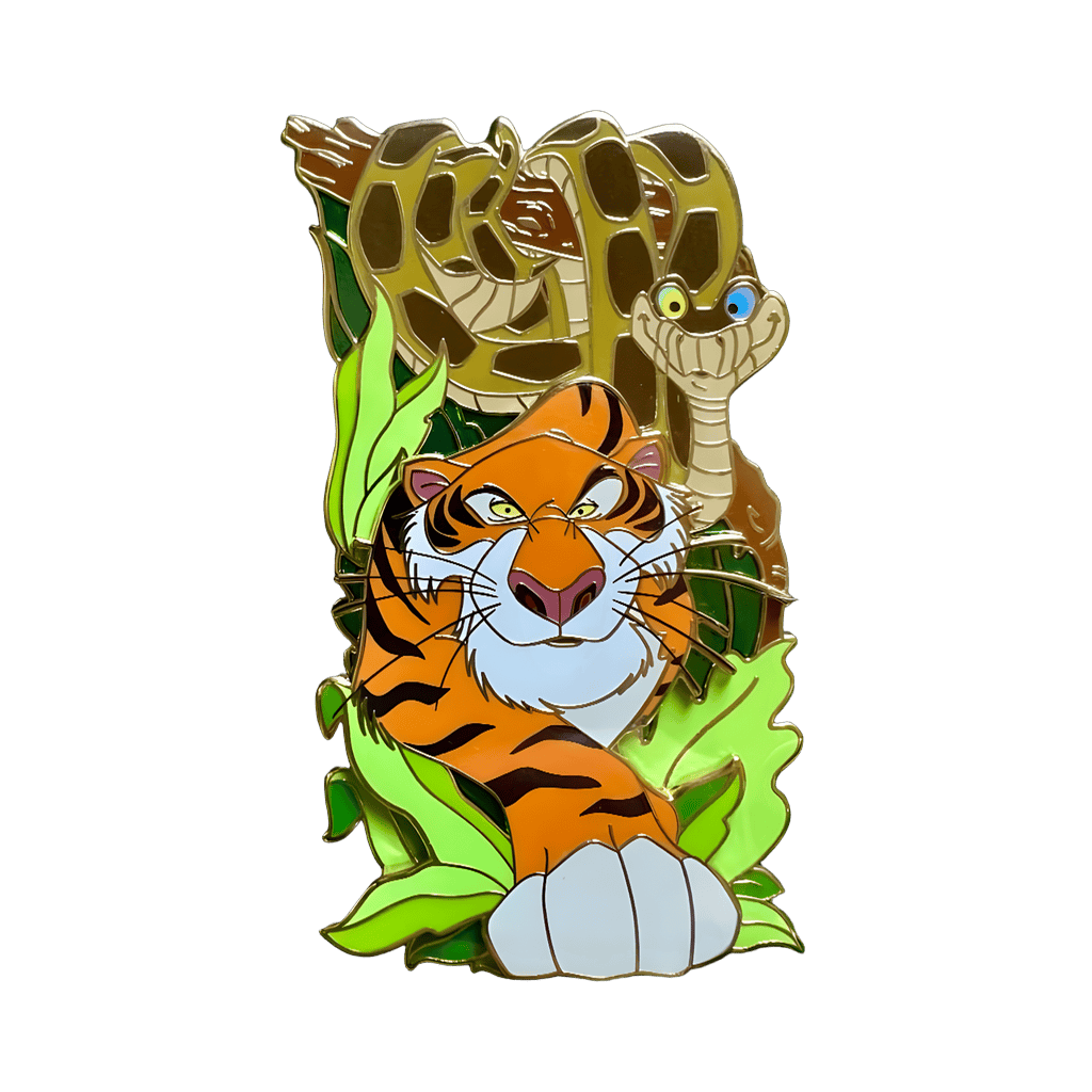 Shere Khan and Kaa Disney pin