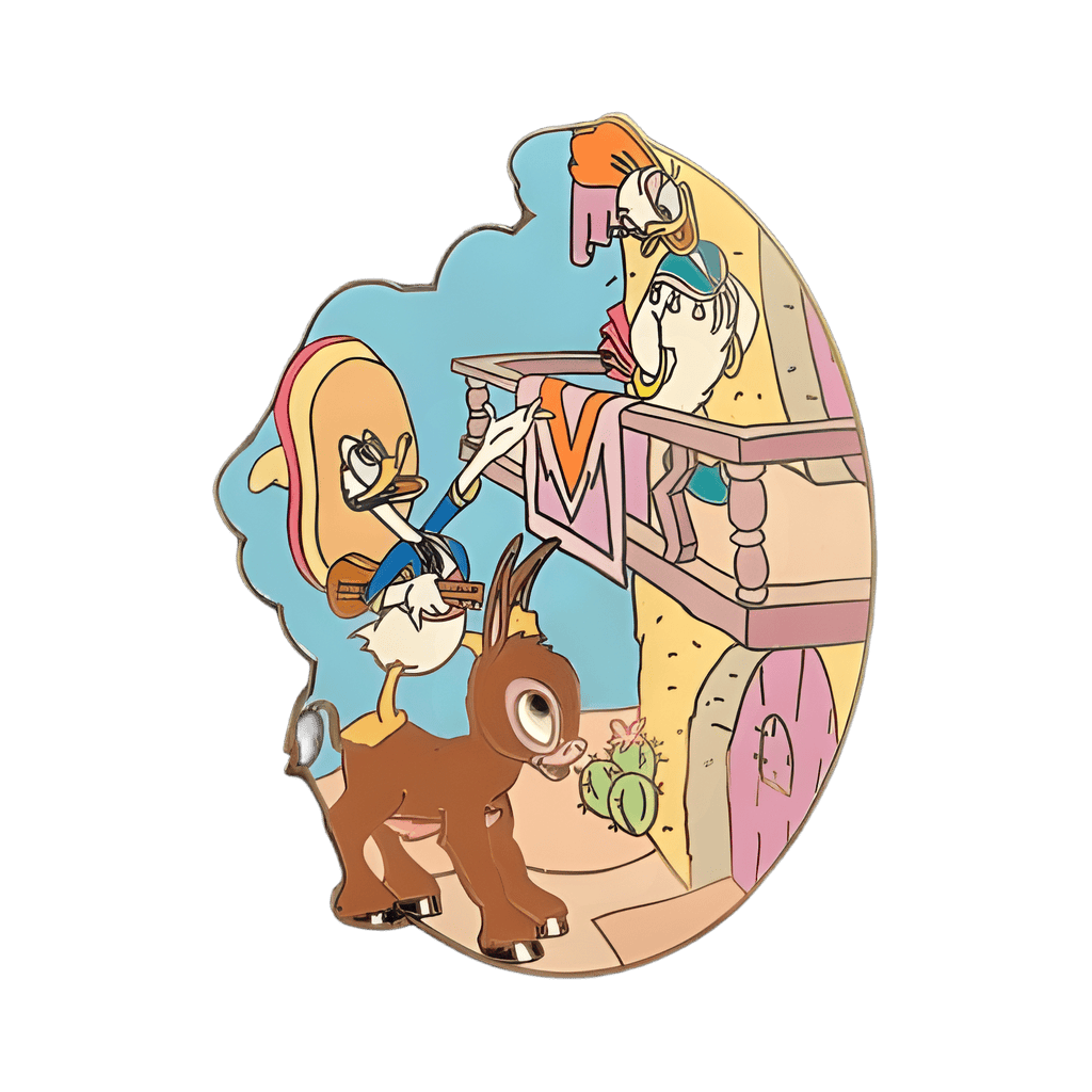 Donald Serenading Daisy Disney pin