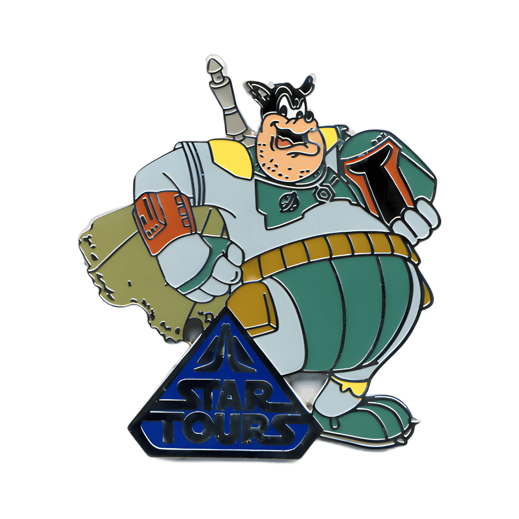 Pete Dressed as Boba Fett (Star Tours) Disney pin