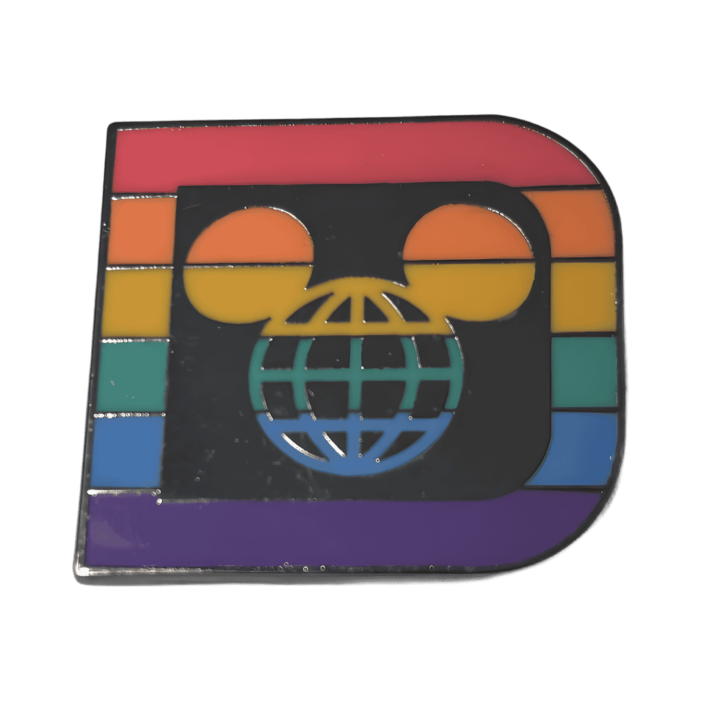 Pride Ear Globe D Disney pin