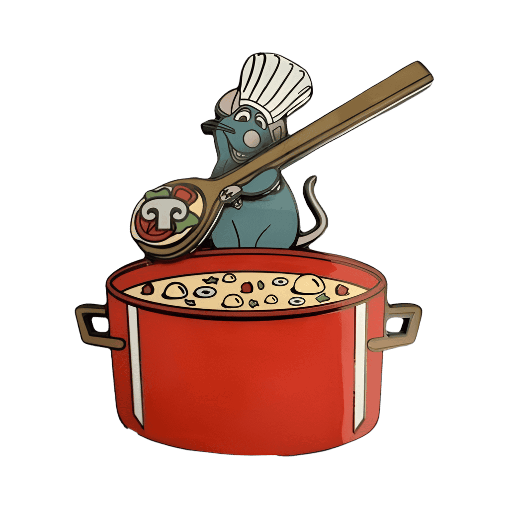 Ratatouille Moving Enamel Pin Disney pin