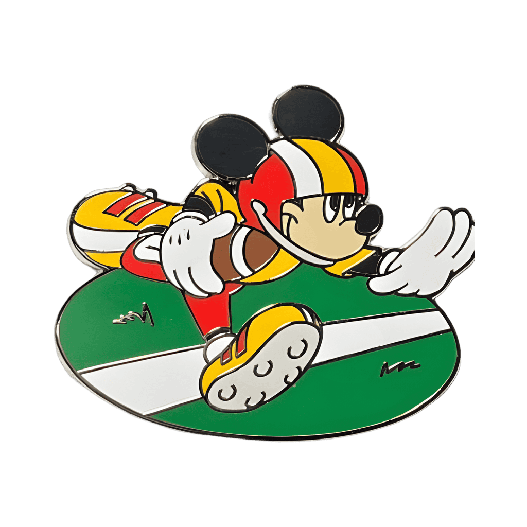 Football Mickey Mouse Disney pin