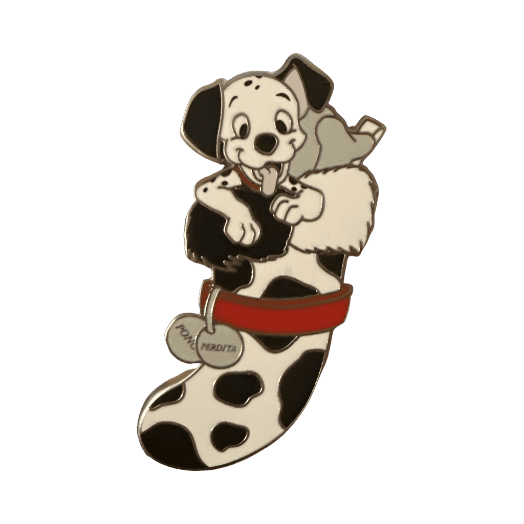 Lucky in a Christmas Stocking Disney pin