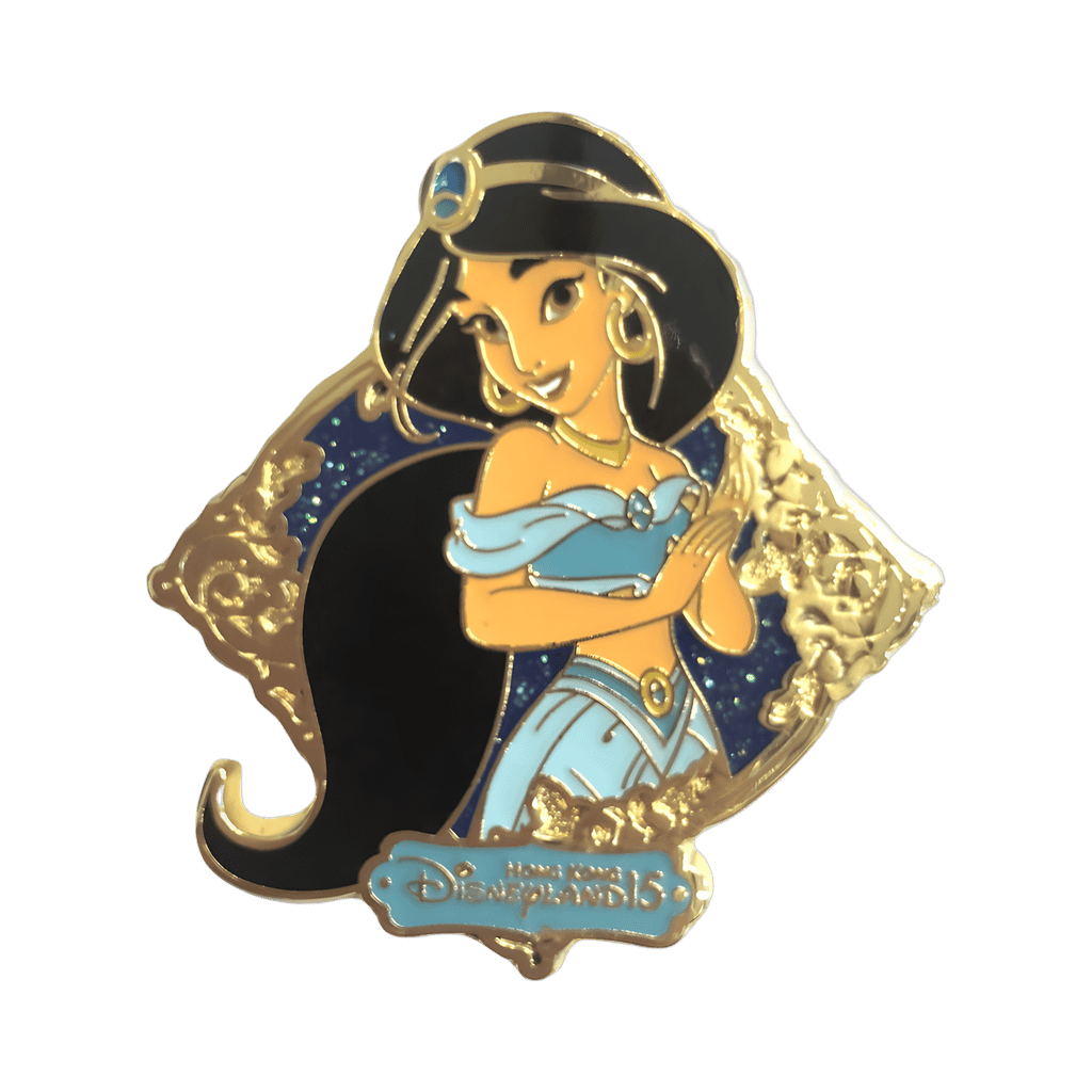 Diamond Jasmine Disney pin