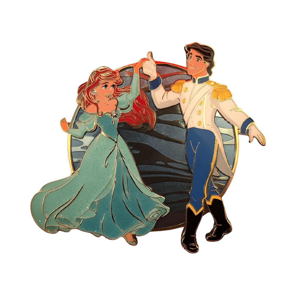 Dancing Ariel and Eric Disney pin