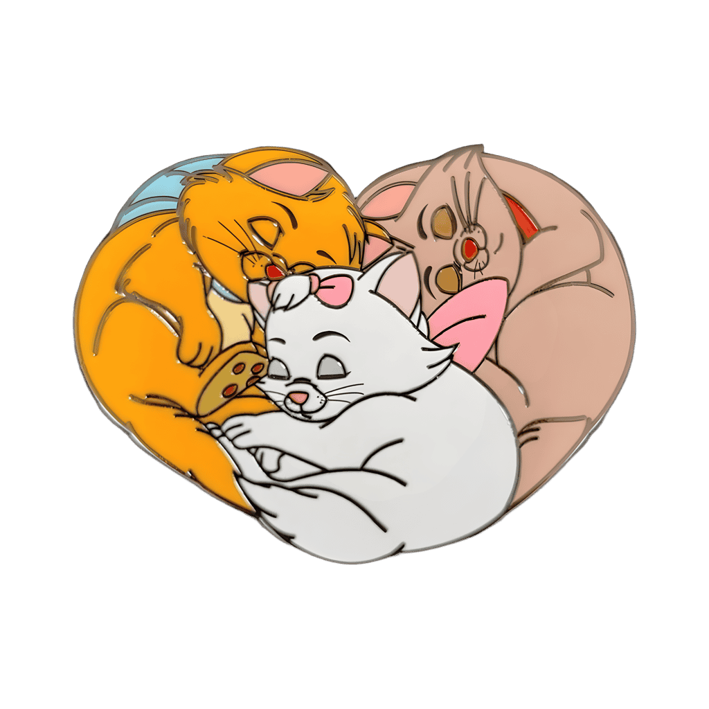 Aristocats Sleeping Heart Disney pin