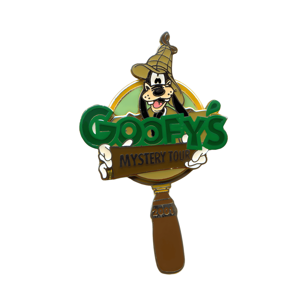 2001 Magnifying Glass Logo Disney pin