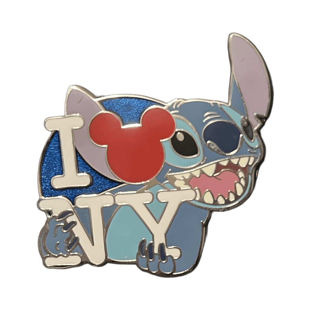 Stitch I heart NY Disney pin