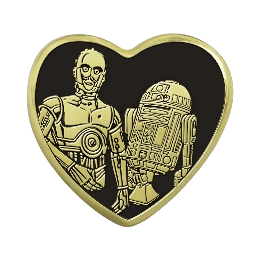 U.S. Variety Charity - C3P-0 & R2-D2 Heart Disney pin