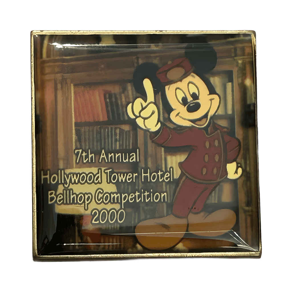 7th Annual Hollywood Tower Hotel Bellhop Competition 2000 Disney pin