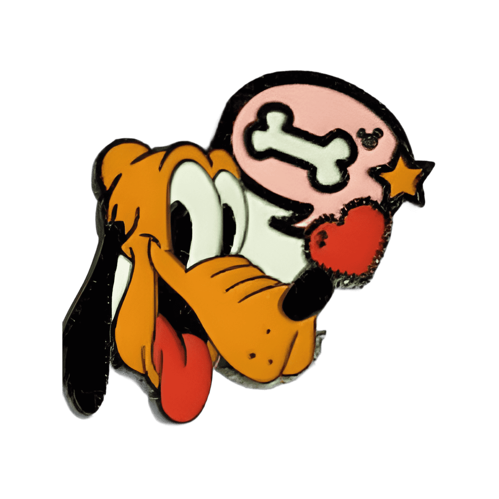 Pluto Bone Disney pin