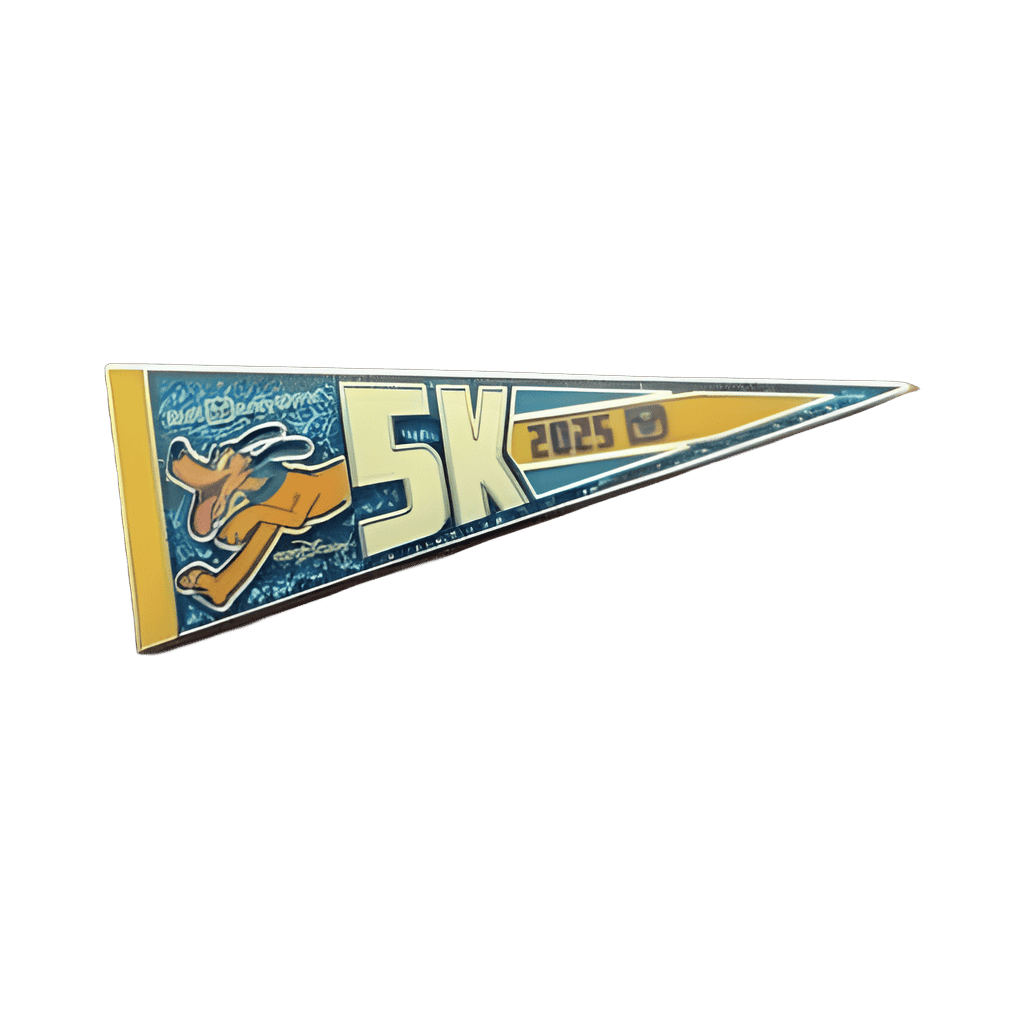 Pluto 5k Pennant Disney pin