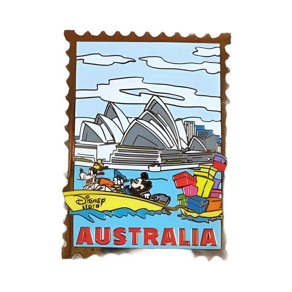 Mickey, Donald, & Goofy - Australia Disney pin