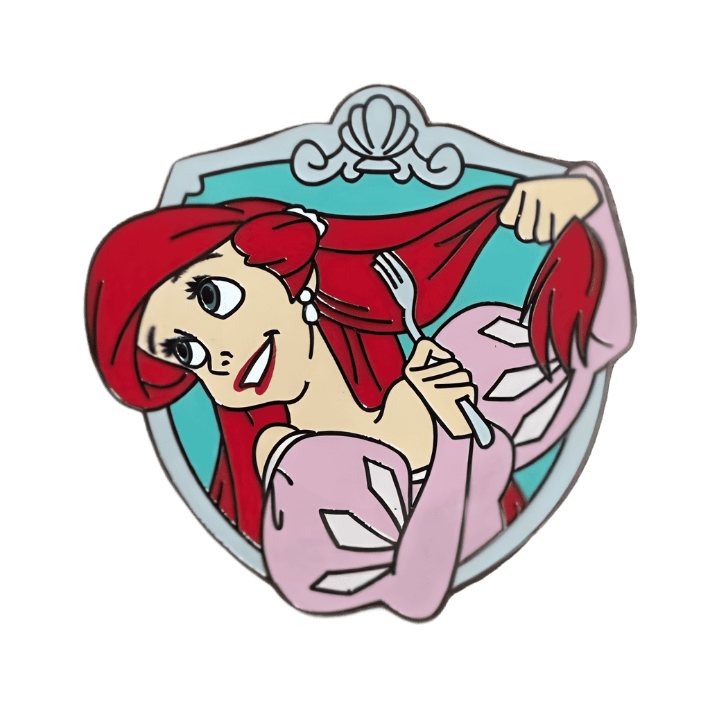 Ariel Combing Hair Disney pin