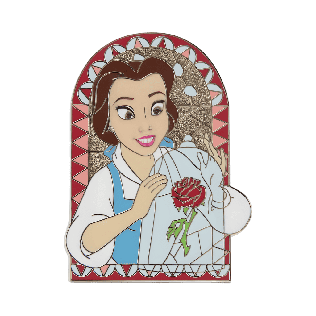 Belle with the Enchanted Rose Disney pin