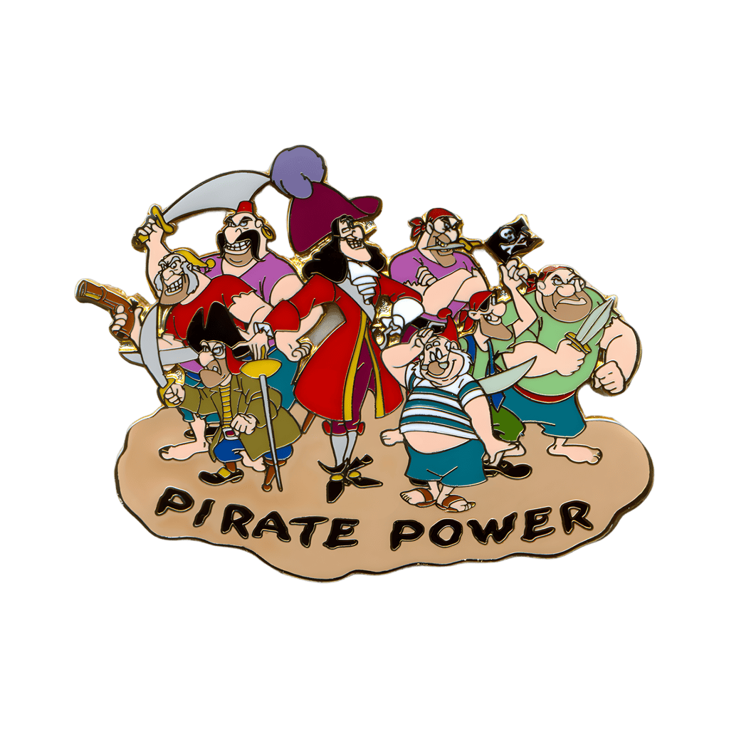 Pirate Power Disney pin