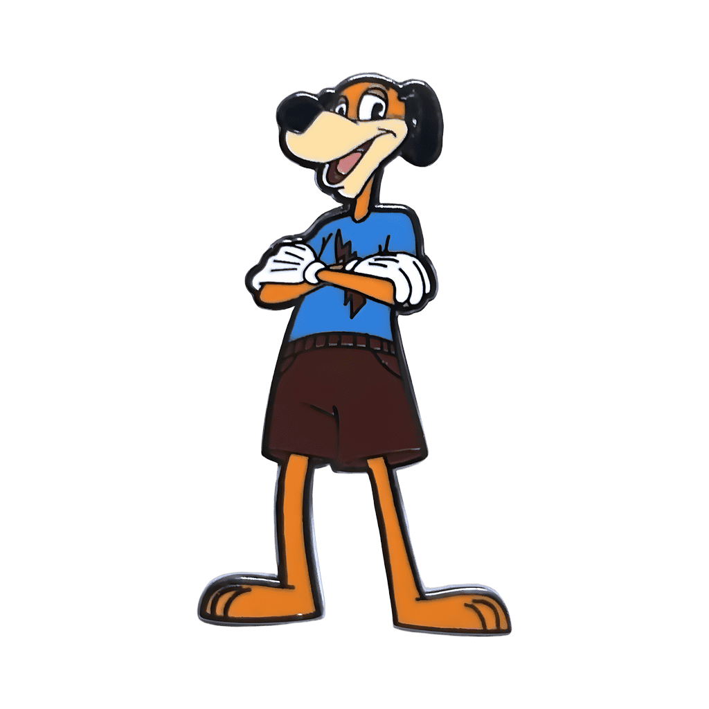 Orange Cartoon Dog Disney pin