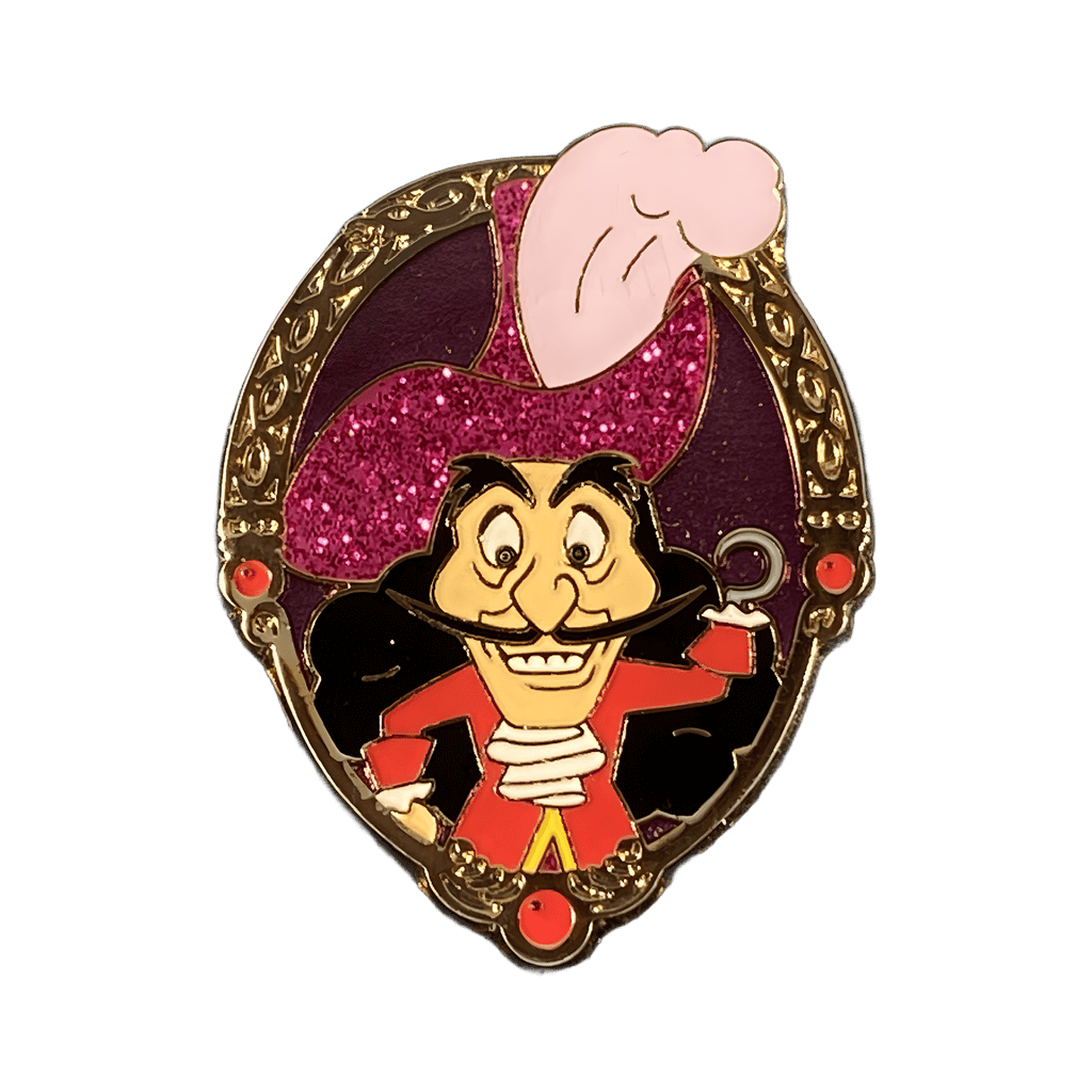 The Villains World 2016 - Captain Hook Portrait Disney pin