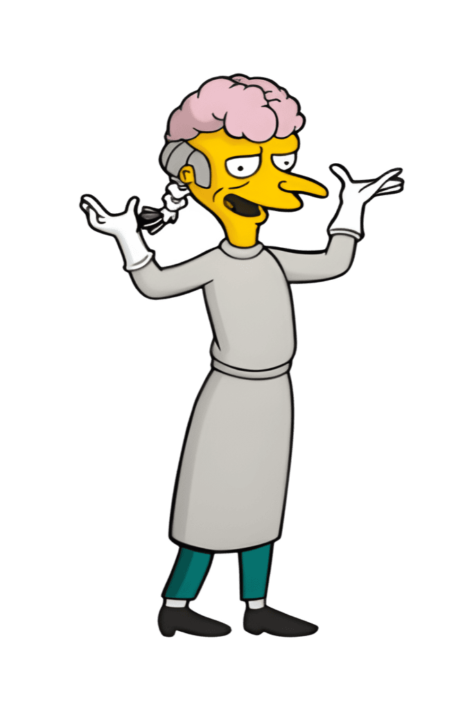 Mad Scientist Mr. Burns (1038) Disney pin